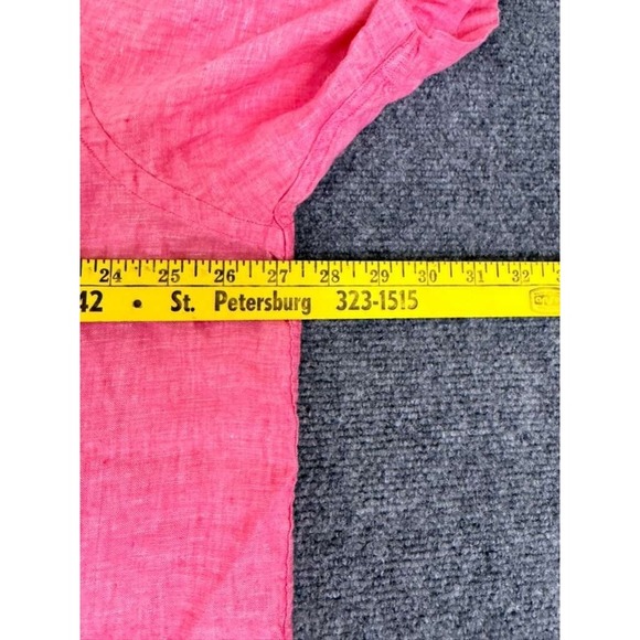 Brooks Brothers Mens 2XLT Tall 1818 The Original Polo Linen Shirt Pink - Picture 5 of 7